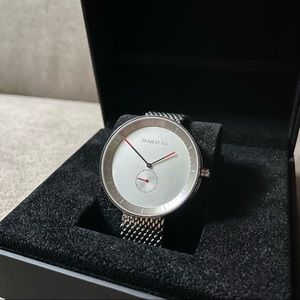 🌿Domeni Co Silver Signature 32mm Watch White Face🌿